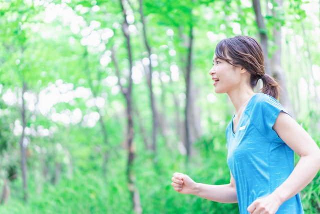 スポーツする女性